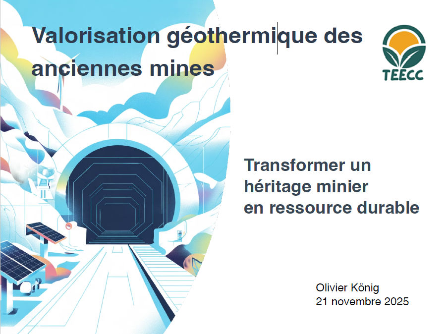 Valorisation géothermique des anciennes mines, La Conférence